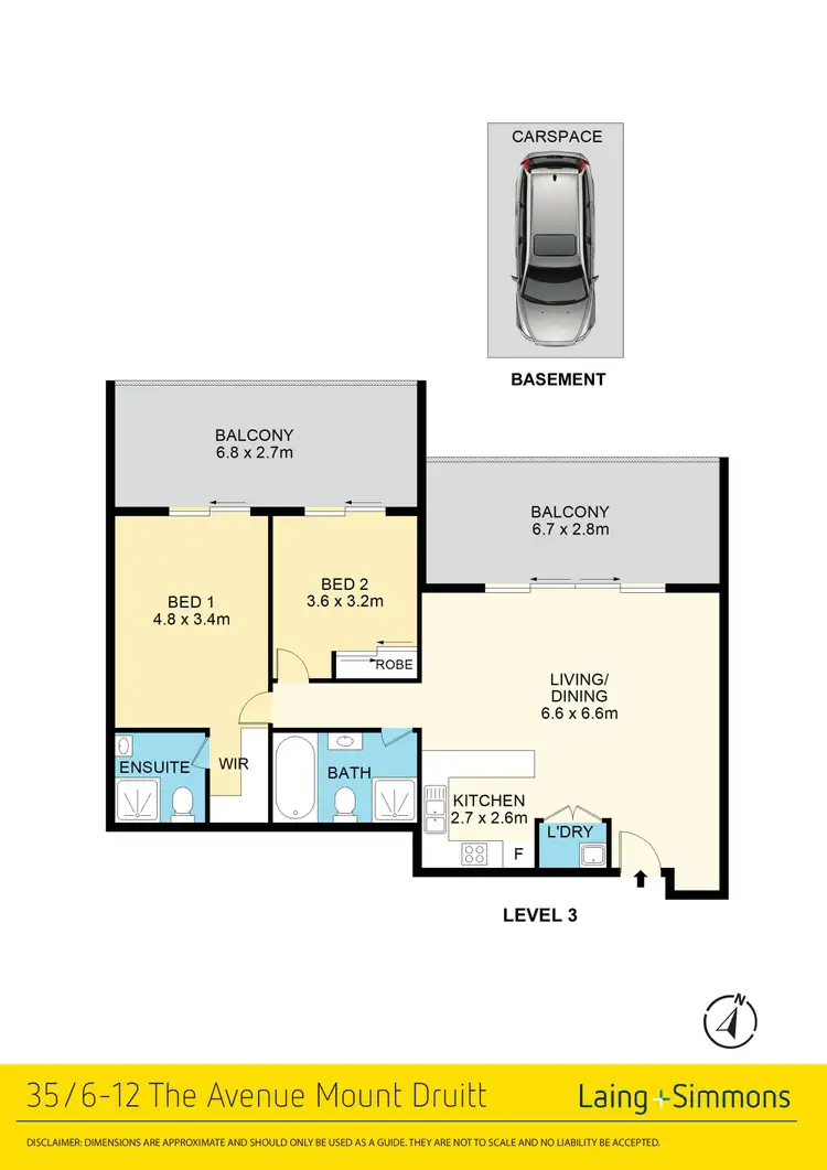 Floorplan of Homely unit listing, 35/6-12 The Avenue, Mount Druitt NSW 2770