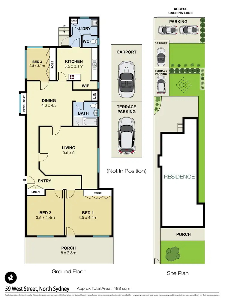 Floorplan of Homely house listing, 59 West Street, North Sydney NSW 2060
