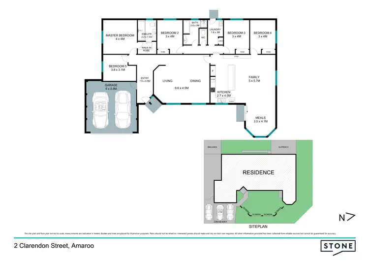 Floorplan of Homely house listing, 2 Clarendon Street, Amaroo ACT 2914
