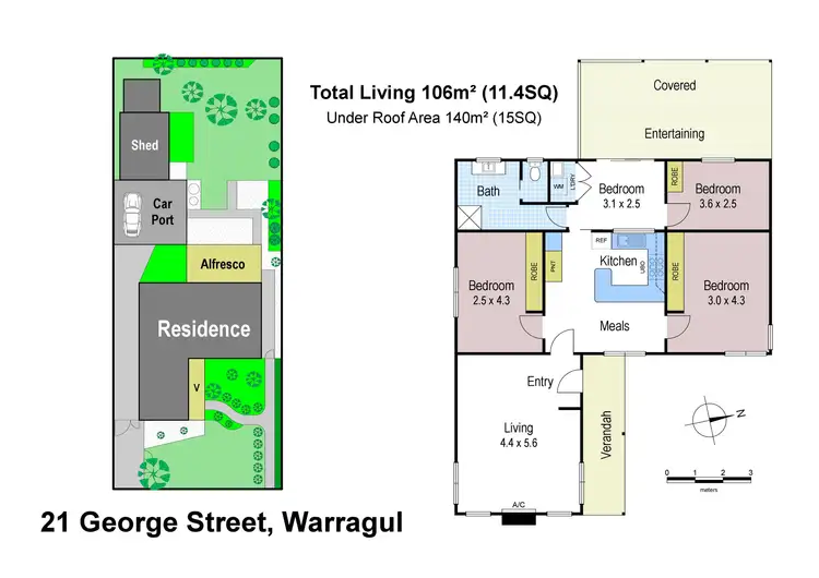 Floorplan of Homely house listing, 21 George Street, Warragul VIC 3820