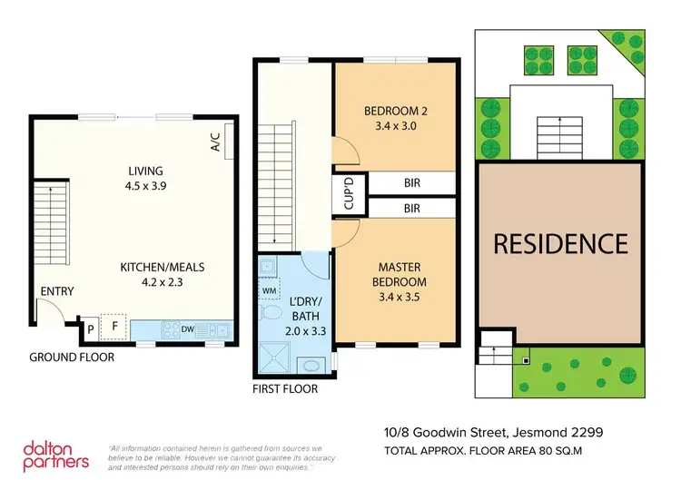 Floorplan of Homely unit listing, 10/8 Goodwin Street, Jesmond NSW 2299