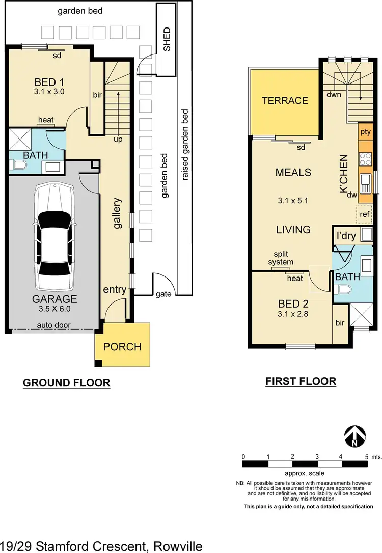 Floorplan of Homely unit listing, 19/29 Stamford Crescent, Rowville VIC 3178