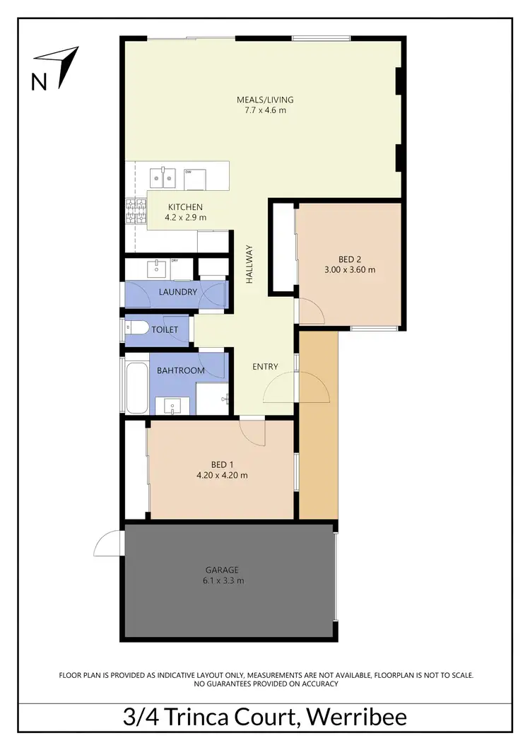 Floorplan of Homely unit listing, 3/4 Trinca Court, Werribee VIC 3030