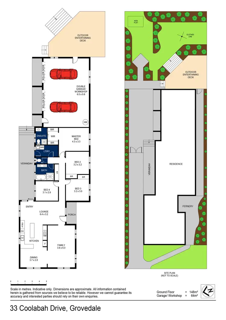 Floorplan of Homely house listing, 33 Coolabah Drive, Grovedale VIC 3216