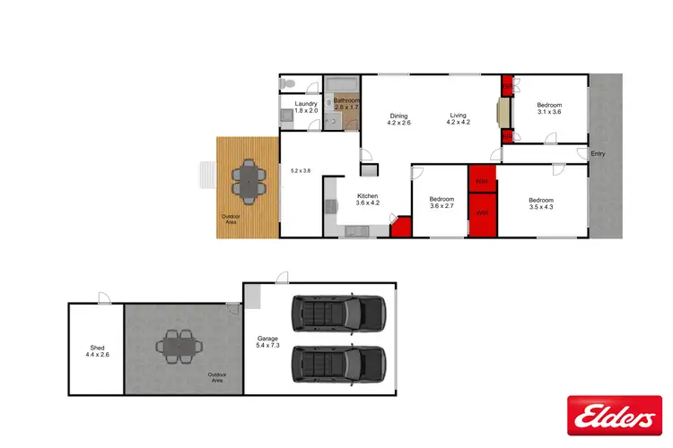 Floorplan of Homely house listing, 66 Commercial Road, Yarram VIC 3971