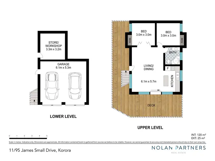 Floorplan of Homely unit listing, 11/95 James Small Drive, Korora NSW 2450