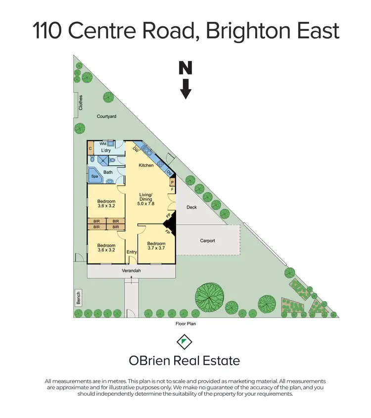 Floorplan of Homely house listing, 110 Centre Road, Brighton East VIC 3187