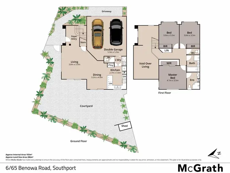 Floorplan of Homely villa listing, 6/65-67 Benowa Road, Southport QLD 4215