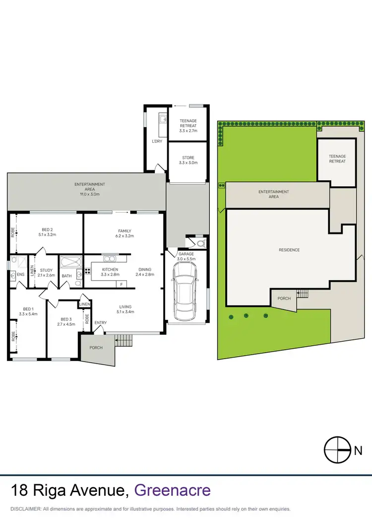 Floorplan of Homely house listing, 18 Riga Avenue, Greenacre NSW 2190
