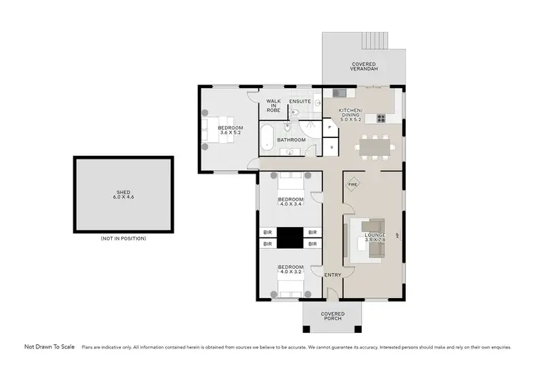 Floorplan of Homely house listing, 6 Mercer Street, St Leonards TAS 7250