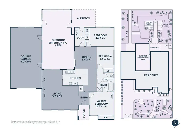 Floorplan of Homely house listing, 166 Roycroft Avenue, Mill Park VIC 3082