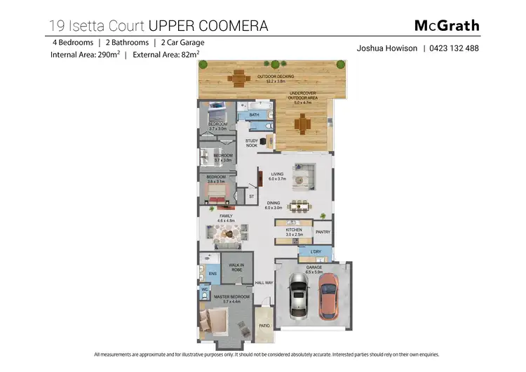 Floorplan of Homely house listing, 19 Isetta Court, Upper Coomera QLD 4209