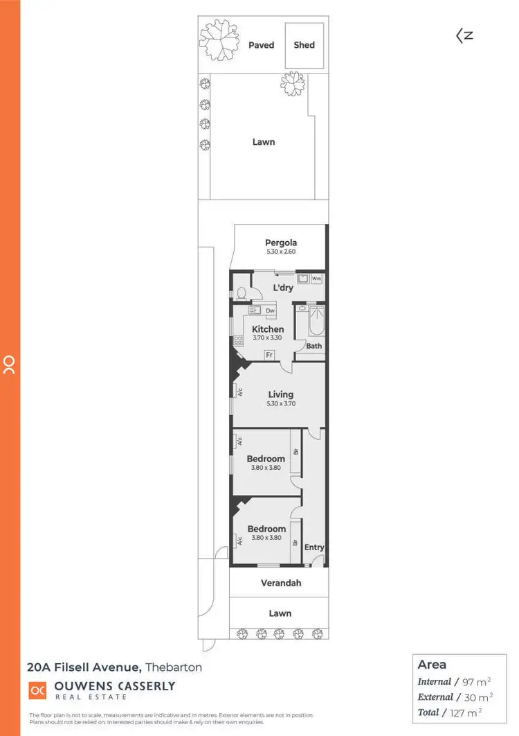 Floorplan of Homely house listing, 20A Filsell Street, Thebarton SA 5031