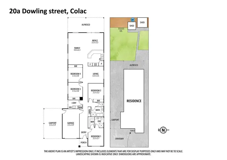 Floorplan of Homely house listing, 20A Dowling Street, Colac VIC 3250