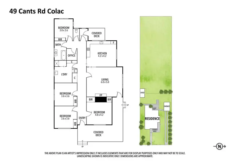 Floorplan of Homely house listing, 49 Cants Road, Colac VIC 3250