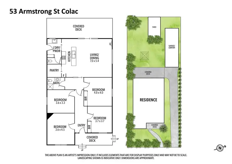 Floorplan of Homely house listing, 53 Armstrong Street, Colac VIC 3250