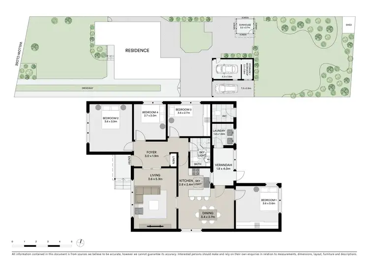 Floorplan of Homely house listing, 3 Willow Close, Epping NSW 2121