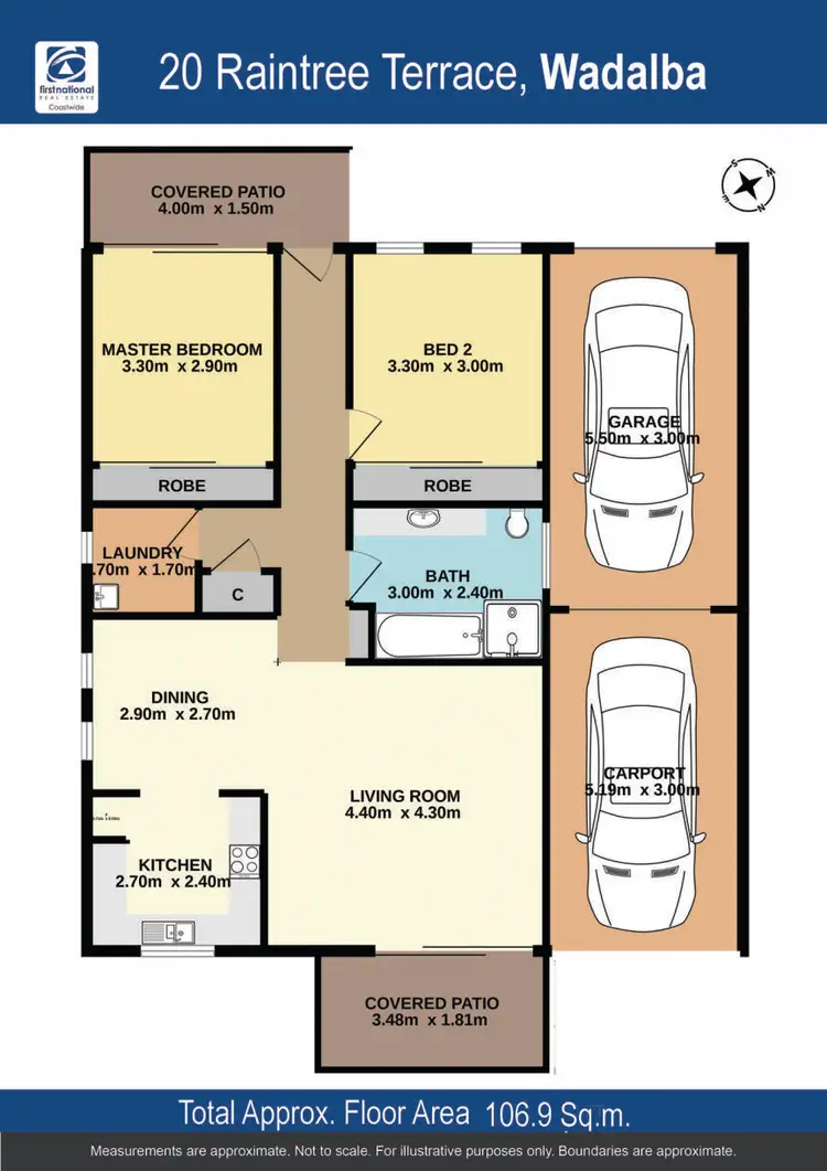 Floorplan of Homely house listing, 20 Raintree Terrace, Wadalba NSW 2259