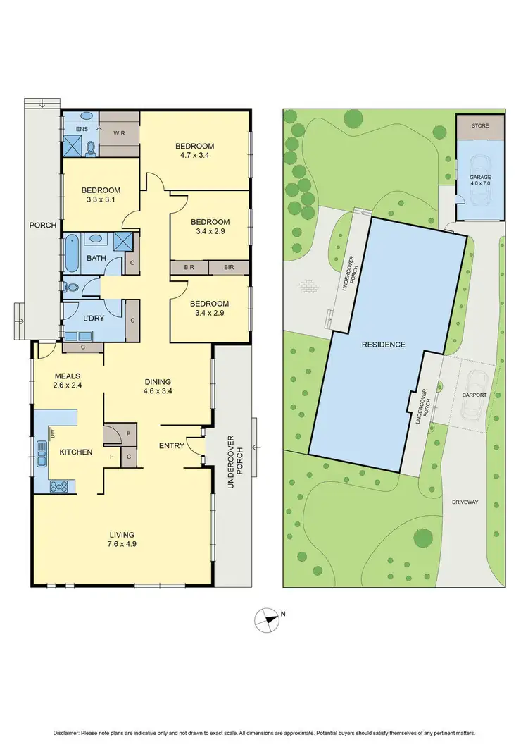 Floorplan of Homely house listing, 7 Rodney Drive, Keilor Downs VIC 3038
