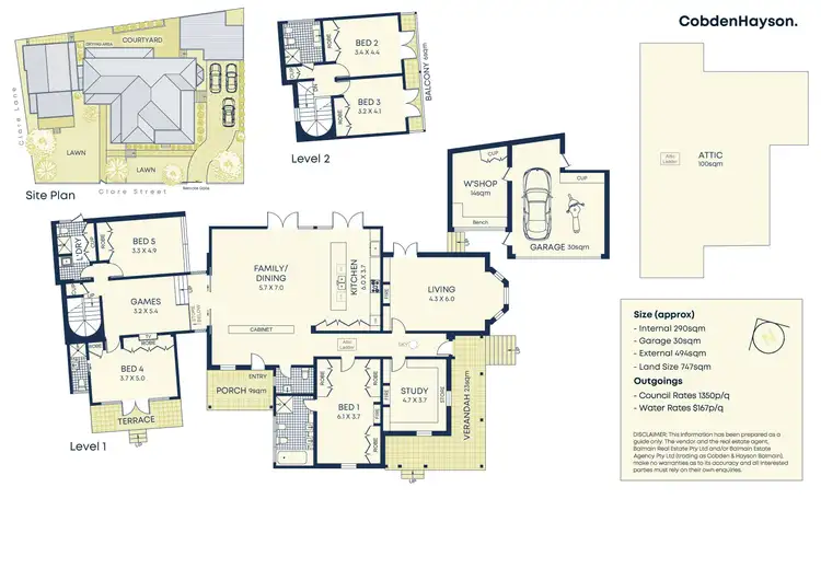 Floorplan of Homely house listing, 11 Clare Street, Rozelle NSW 2039