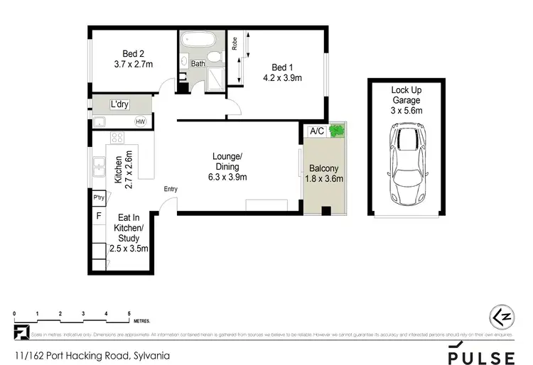 Floorplan of Homely apartment listing, 11/162-164 Port Hacking Road, Sylvania Waters NSW 2224