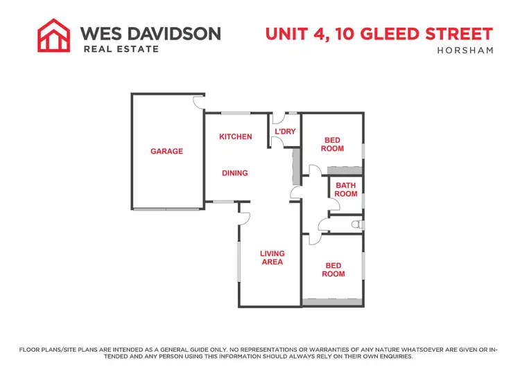 Floorplan of Homely unit listing, 4/10 Gleed Street, Horsham VIC 3400