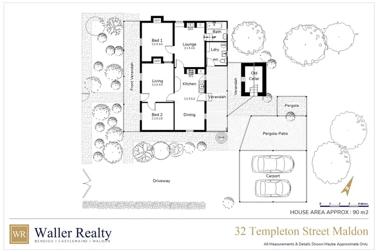 Floorplan of Homely house listing, 32 Templeton Street, Maldon VIC 3463