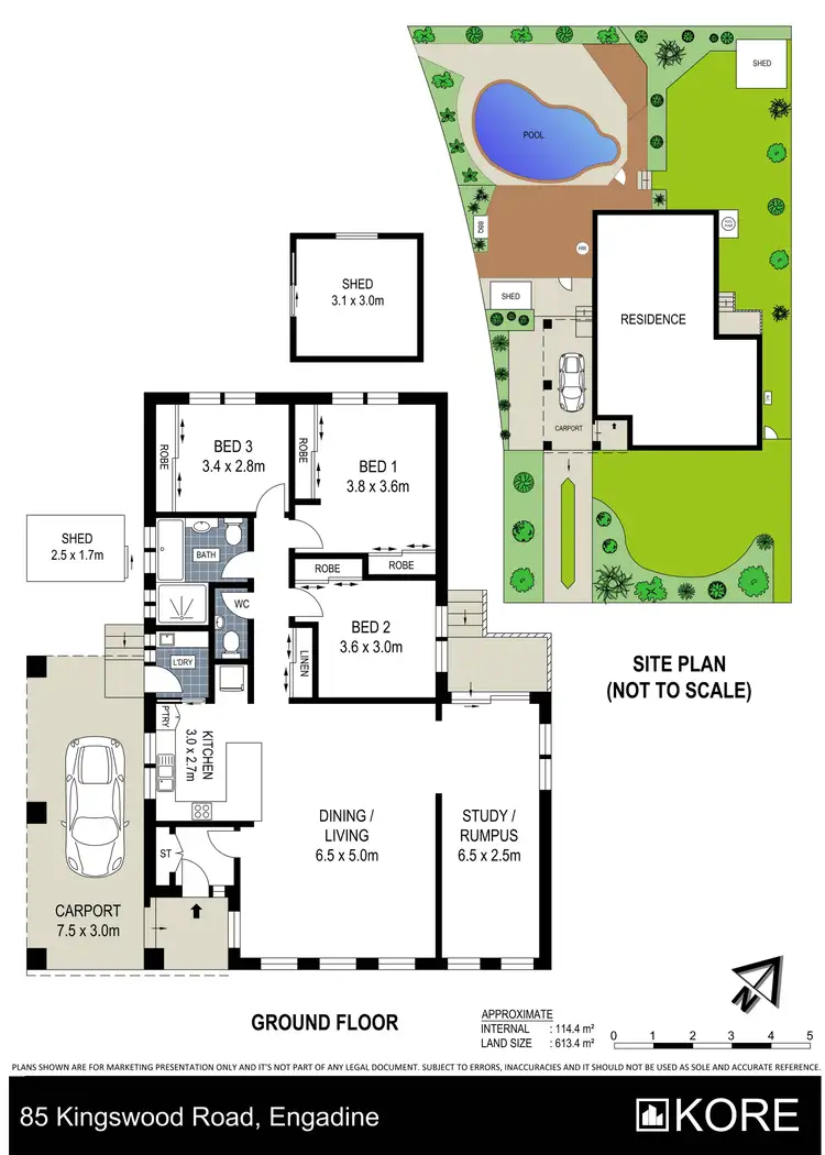 Floorplan of Homely house listing, 85 Kingswood Road, Engadine NSW 2233