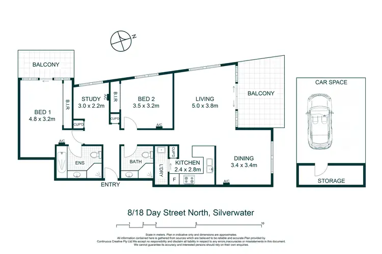 Floorplan of Homely apartment listing, 8/18 Day St North, Silverwater NSW 2128