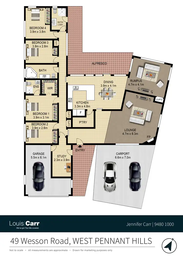 Floorplan of Homely house listing, 49 Wesson Road, West Pennant Hills NSW 2125