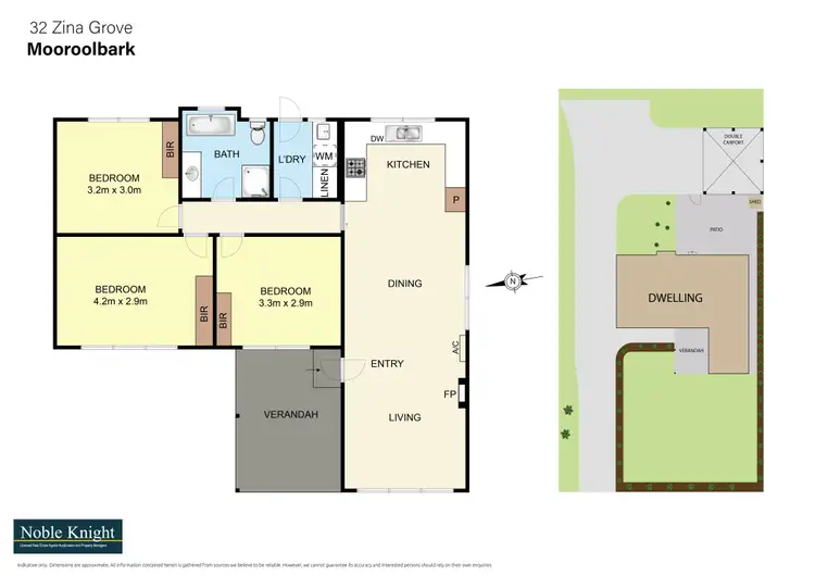 Floorplan of Homely house listing, 32 Zina Grove, Mooroolbark VIC 3138