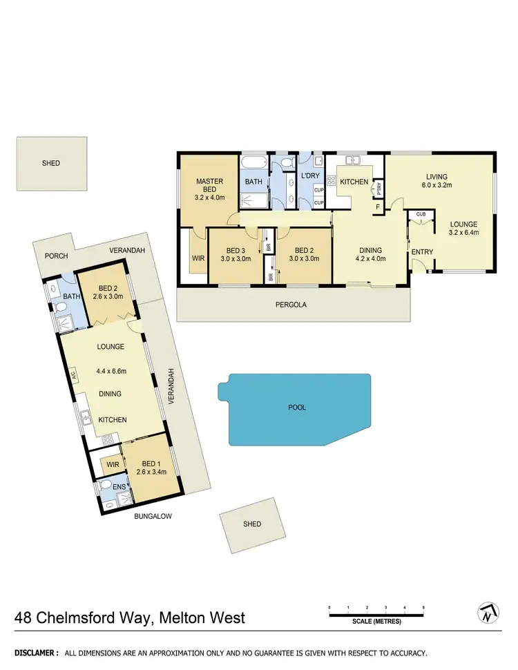 Floorplan of Homely house listing, 48 Chelmsford Way, Melton West VIC 3337
