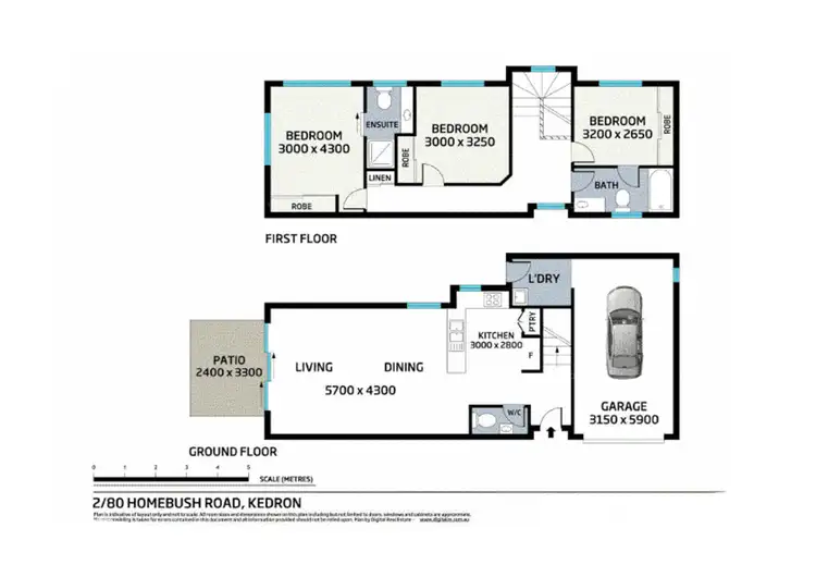 Floorplan of Homely townhouse listing, 2/80 Homebush Road, Kedron QLD 4031