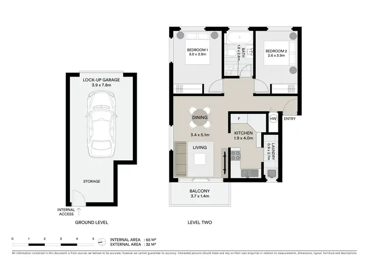 Floorplan of Homely unit listing, 5/26 Toowoon Bay Road, Long Jetty NSW 2261