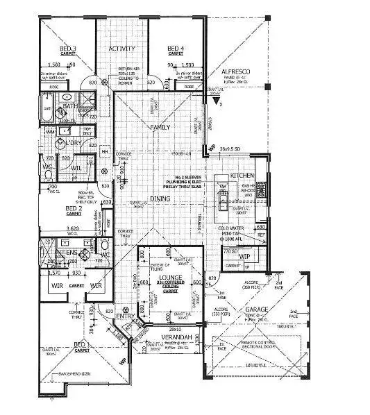 Floorplan of Homely house listing, 25 Holbeck Way, Baldivis WA 6171