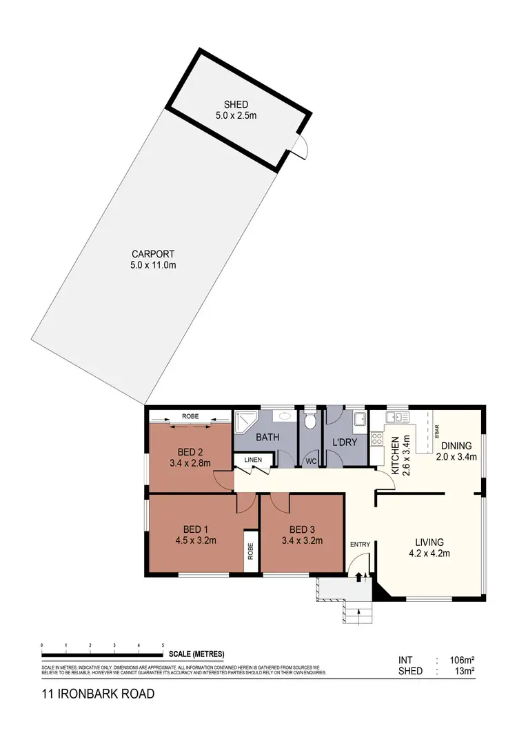 Floorplan of Homely house listing, 11 Ironbark Road, Bendigo VIC 3550