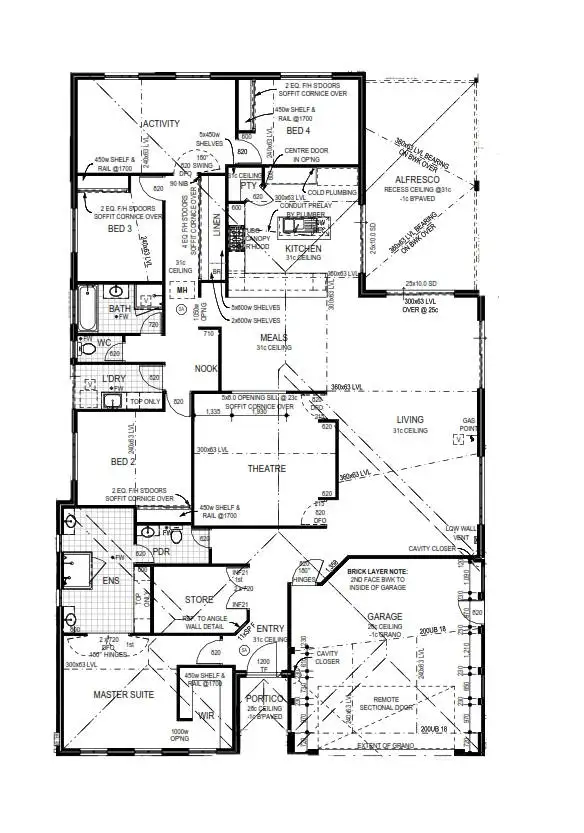Floorplan of Homely house listing, 10 Whitehorse Drive, Harrisdale WA 6112