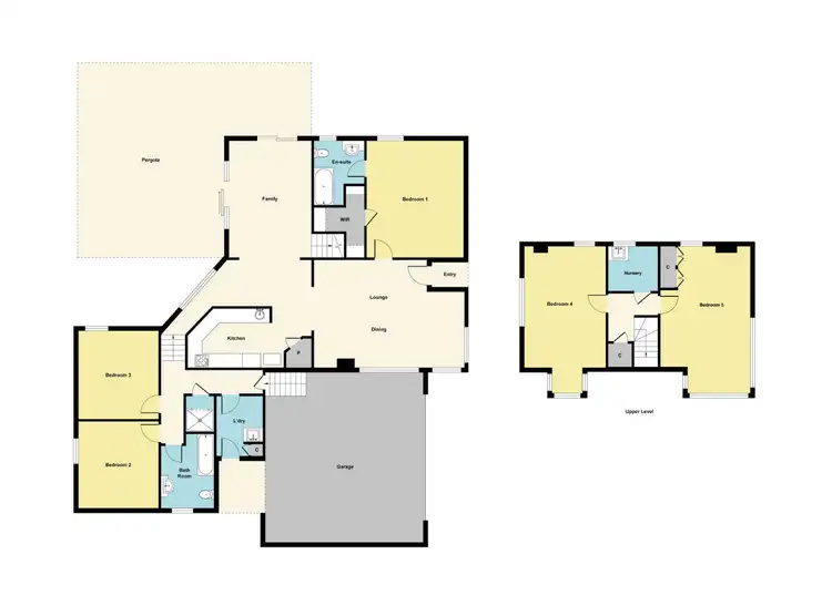 Floorplan of Homely house listing, 1A Victory Lane, Black Hill VIC 3350