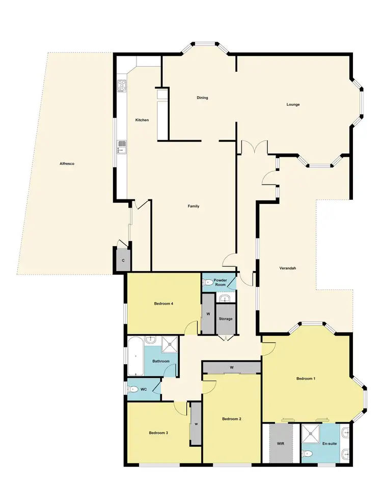 Floorplan of Homely house listing, 109 Duggan Street, Black Hill VIC 3350