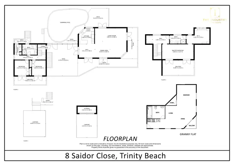 Floorplan of Homely house listing, 8 Saidor Close, Trinity Beach QLD 4879