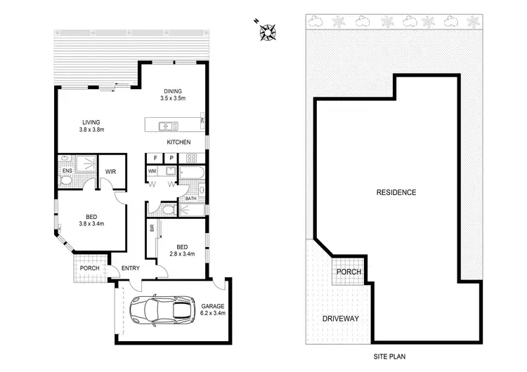 Floorplan of Homely unit listing, 3/29 Grandview Street, Glenroy VIC 3046