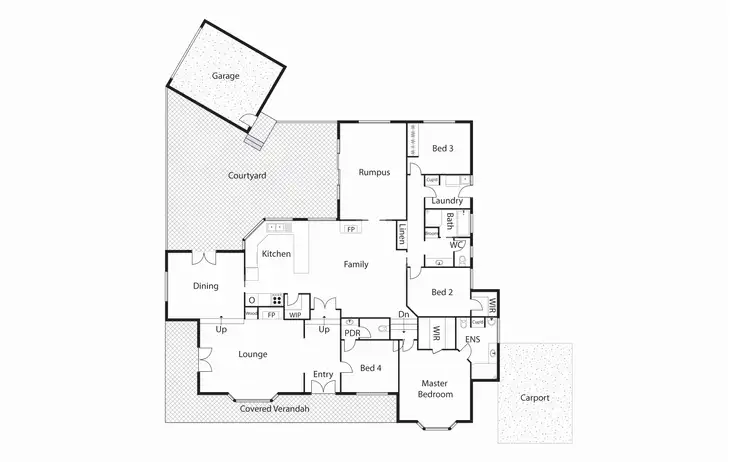 Floorplan of Homely house listing, 2 Taber Place, Isaacs ACT 2607