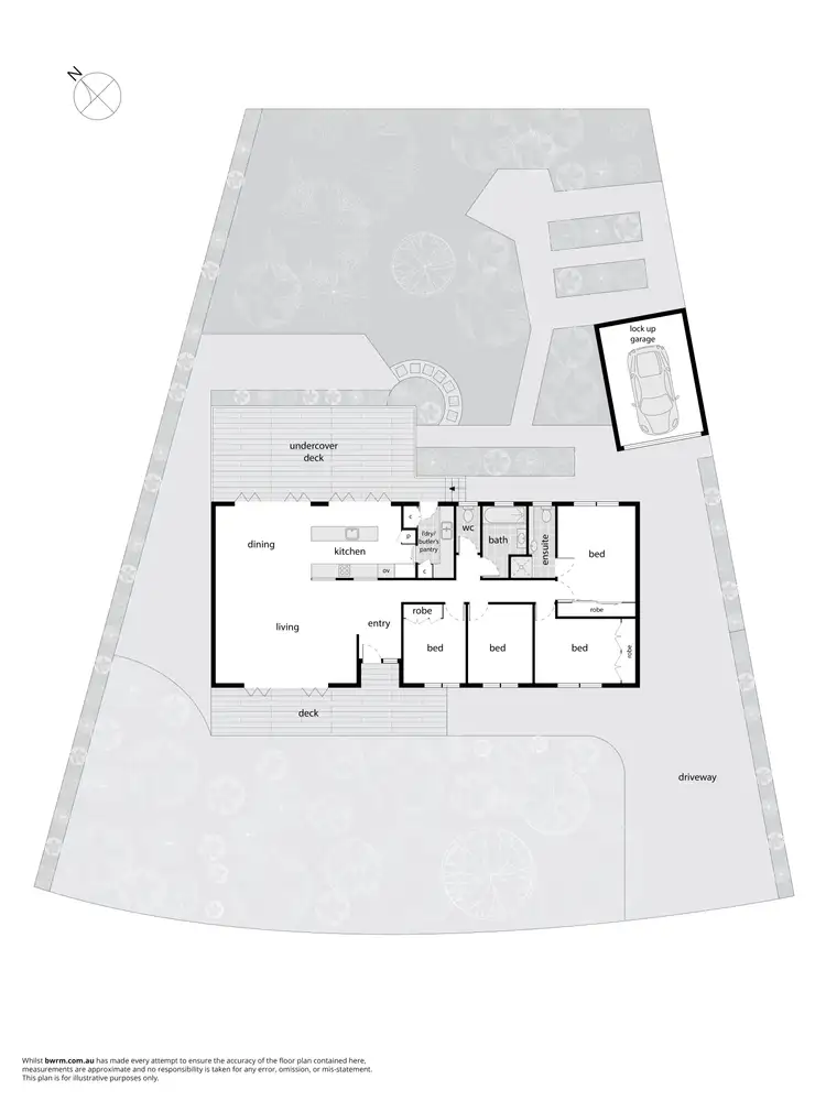 Floorplan of Homely house listing, 13 Bavin Street, Curtin ACT 2605