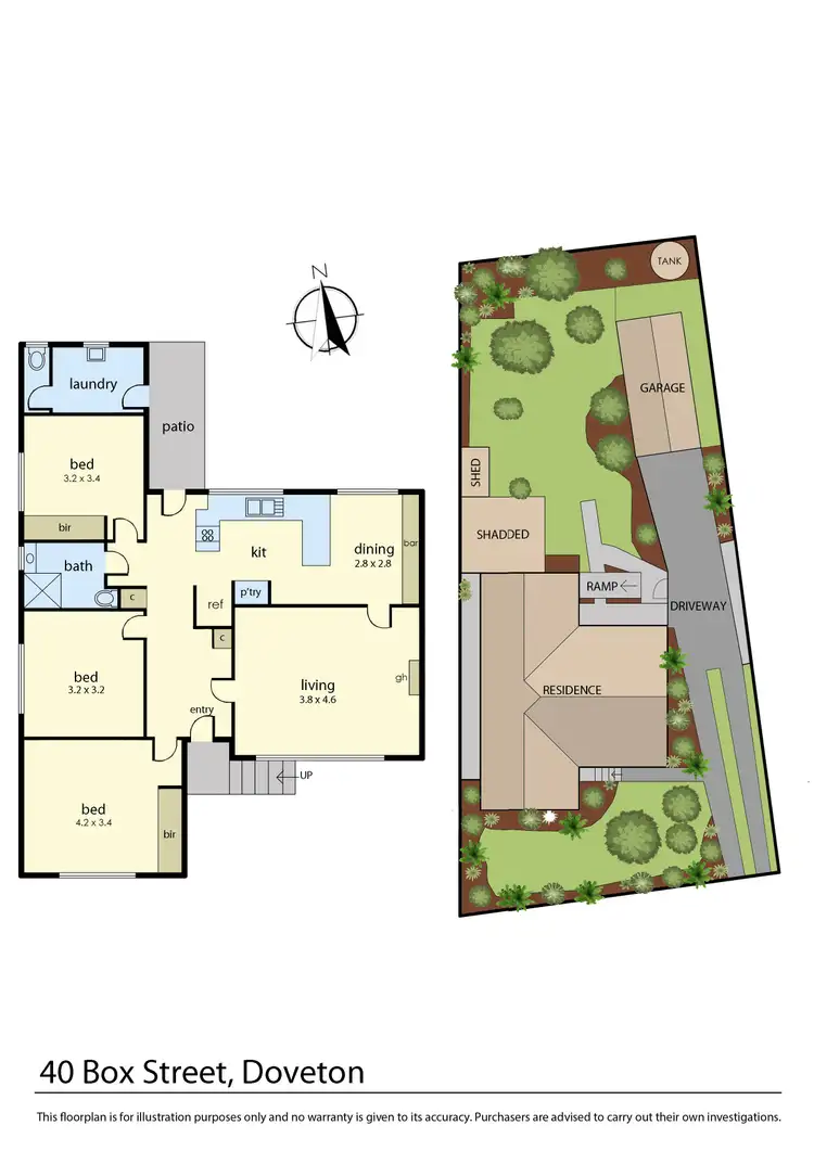 Floorplan of Homely house listing, 40 Box Street, Doveton VIC 3177
