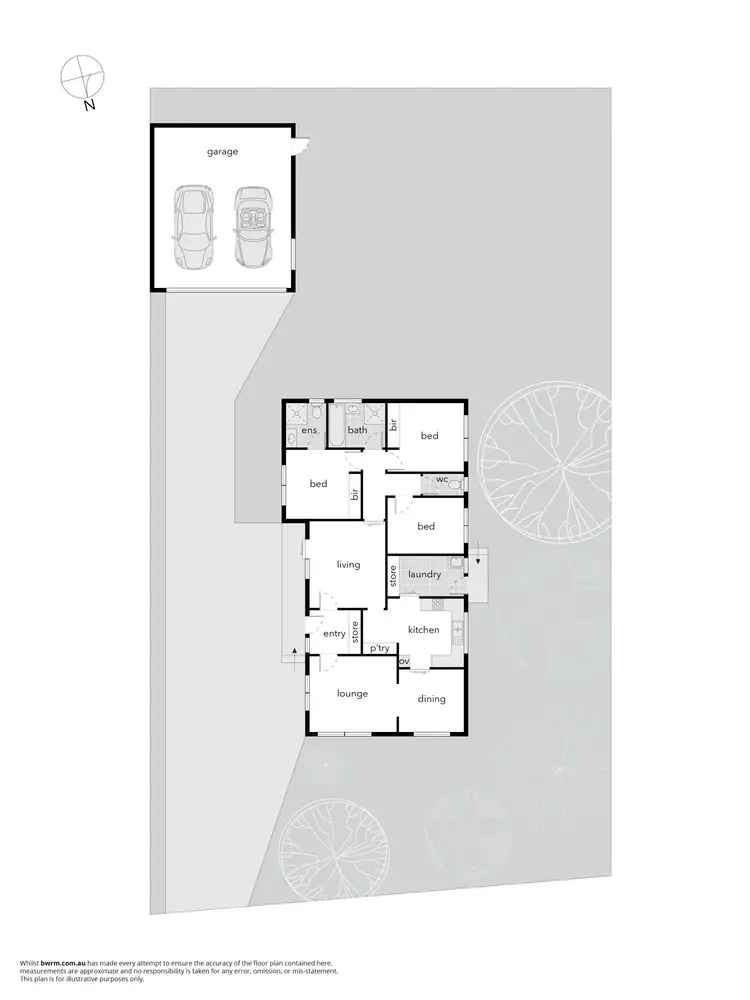 Floorplan of Homely house listing, 48 Diamantina Crescent, Kaleen ACT 2617