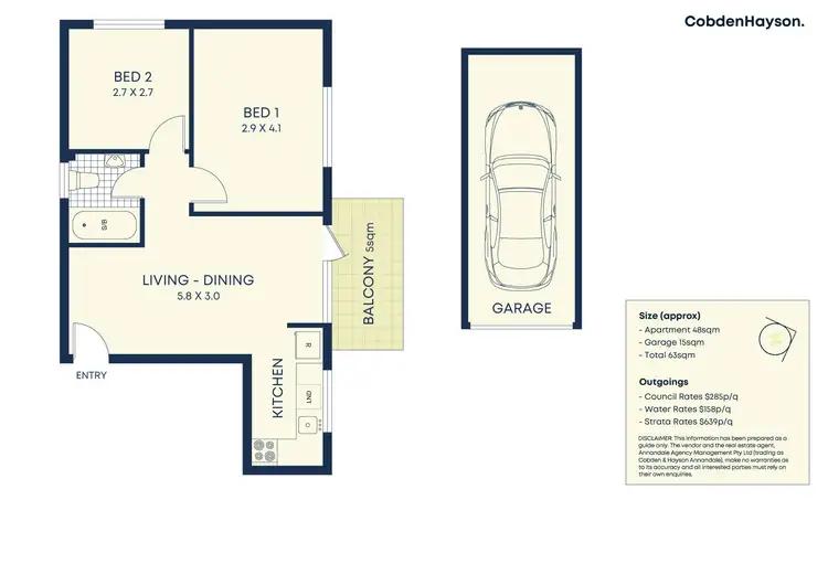 Floorplan of Homely apartment listing, 30/54-58 Johnston Street, Annandale NSW 2038