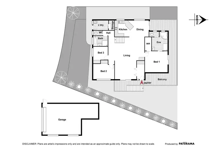 Floorplan of Homely house listing, 2B Delmar Crescent, Karabar NSW 2620