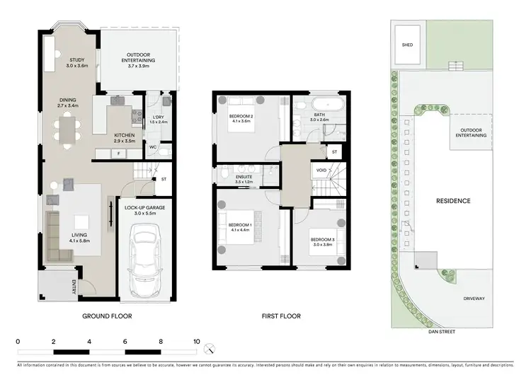 Floorplan of Homely semi-detached listing, 24A Dan Street, Marsfield NSW 2122