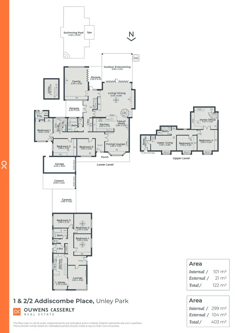 Floorplan of Homely house listing, 1&2/2 Addiscombe Place, Unley Park SA 5061