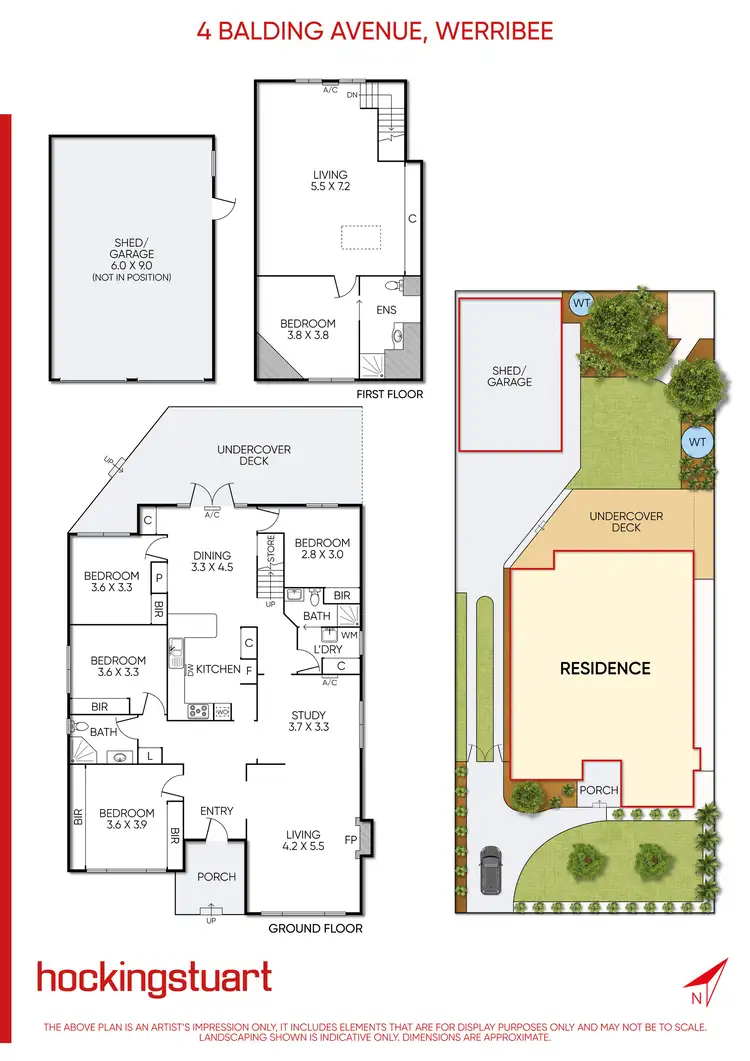 Floorplan of Homely house listing, 4 Balding Avenue, Werribee VIC 3030